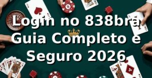 Login no 838bra 🎮 Guia Completo e Seguro 2026